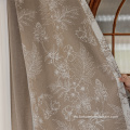 Alivio alto de alivio exquisito Cortina de ventana Jacquard